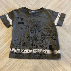 Mish Baby Boys Luna Park Grey Tie Dye T-Shirt